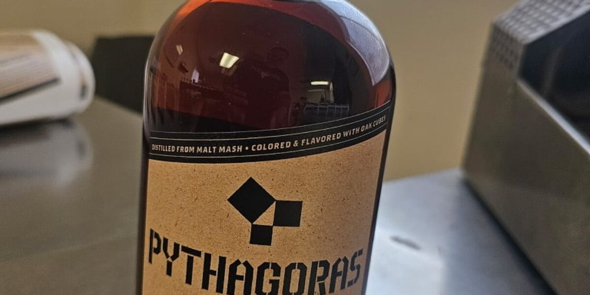 Custom product label sticker and premium craft spirit branding printed by our local print shop near me in Austin and Pflugerville.