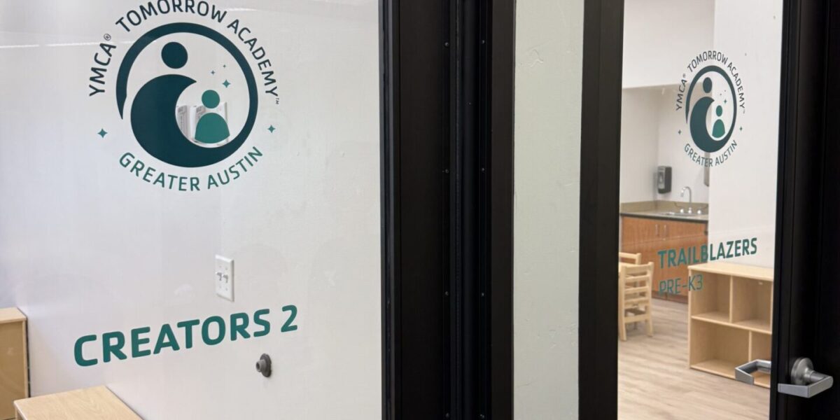 Custom die-cut vinyl window graphics and precision-cut logo decals installed by our local print shop near me in Austin.