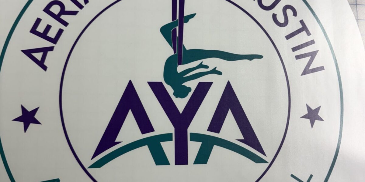 Custom storefront window decal and vinyl business logo printed by our local print shop near me in Austin.